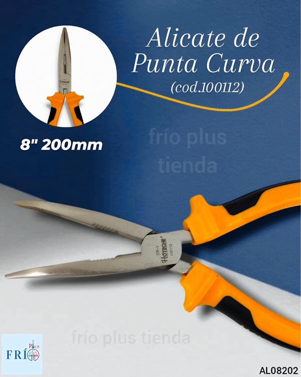 Alicate De Punta Curva 8" 200mm (100112)