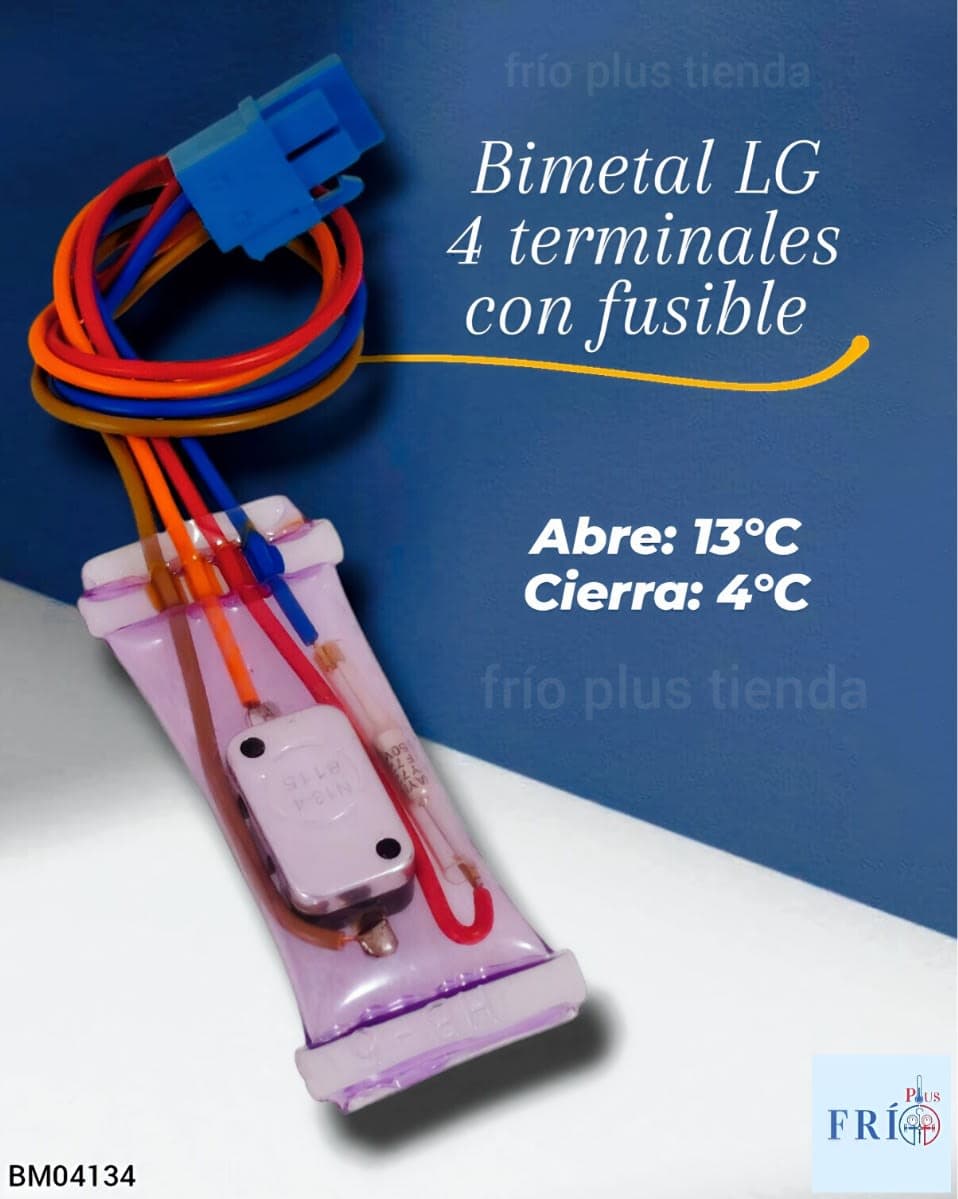 Bimetal LG 4 Ter Con Fusible Close 4c Open 13c (011130)